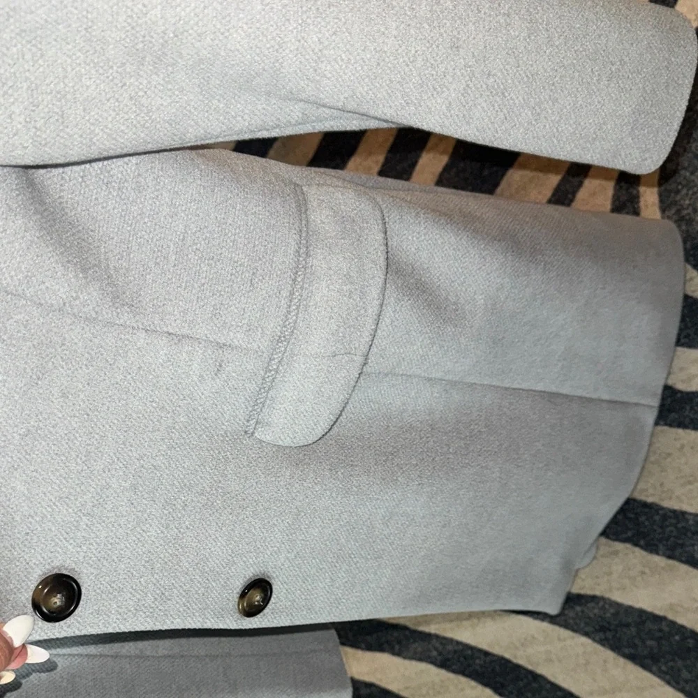 Italian Gray Women’s Blazer Coat - Picture 9 of 12